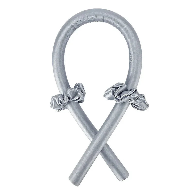 Bandeau boucles sans chaleur – ruban soie pour coiffure facile