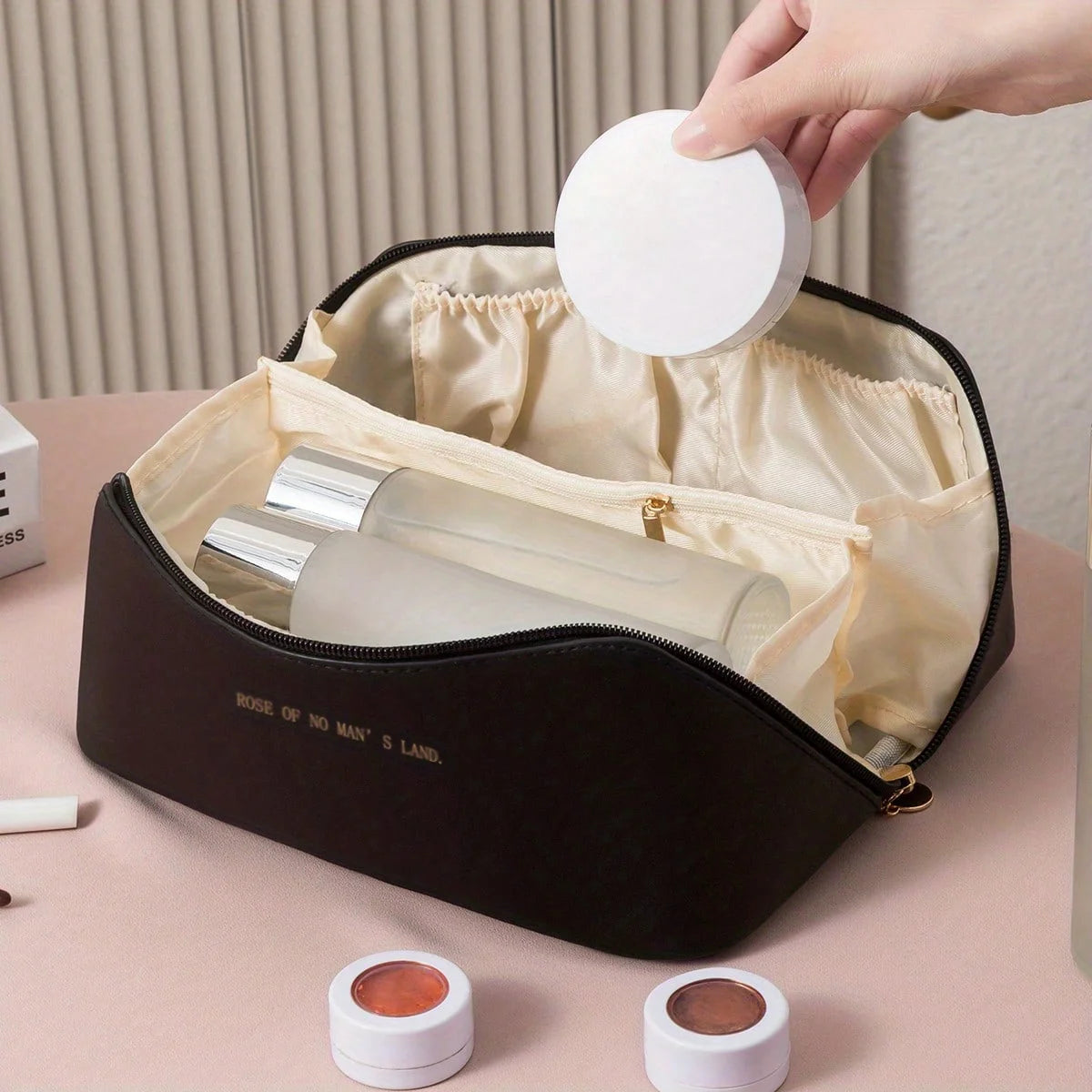 Trousse maquillage femme – organisateur de voyage luxe