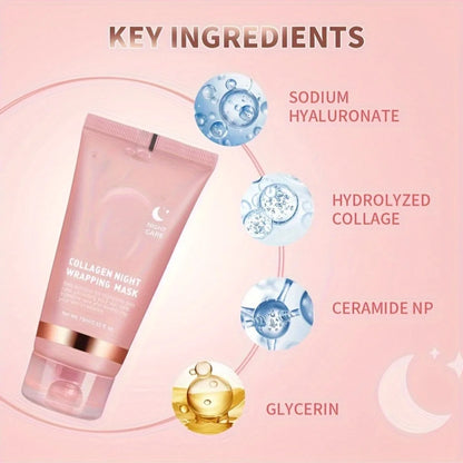 Lot de 2 masques peel-off collagène + pinceaux – nettoyage et éclat
