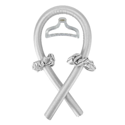 Bandeau boucles sans chaleur – ruban soie pour coiffure facile
