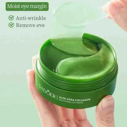 60 patchs yeux collagène & aloe vera – anti-cernes et hydratants