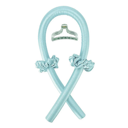 Bandeau boucles sans chaleur – ruban soie pour coiffure facile