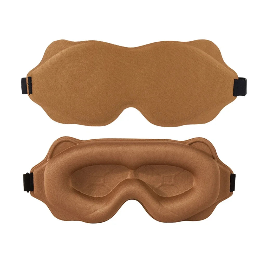 Masque de sommeil 3D – occultant, doux et rembourré