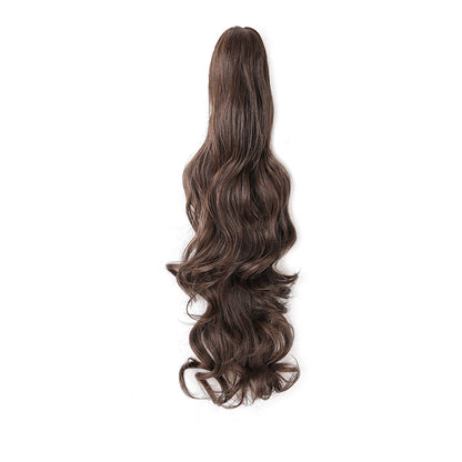 Extension ponytail synthétique – pince griffe, bouclée ou ondulée