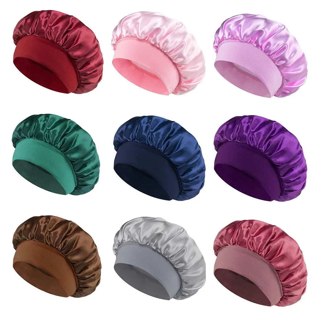 Bonnet de nuit satin femme – soin et protection des cheveux