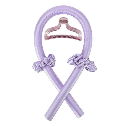 Bandeau boucles sans chaleur – ruban soie pour coiffure facile