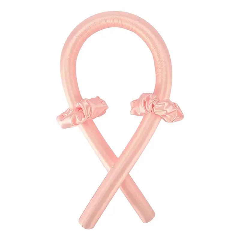 Bandeau boucles sans chaleur – ruban soie pour coiffure facile