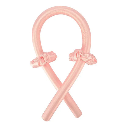 Bandeau boucles sans chaleur – ruban soie pour coiffure facile