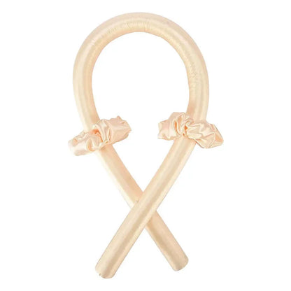 Bandeau boucles sans chaleur – ruban soie pour coiffure facile