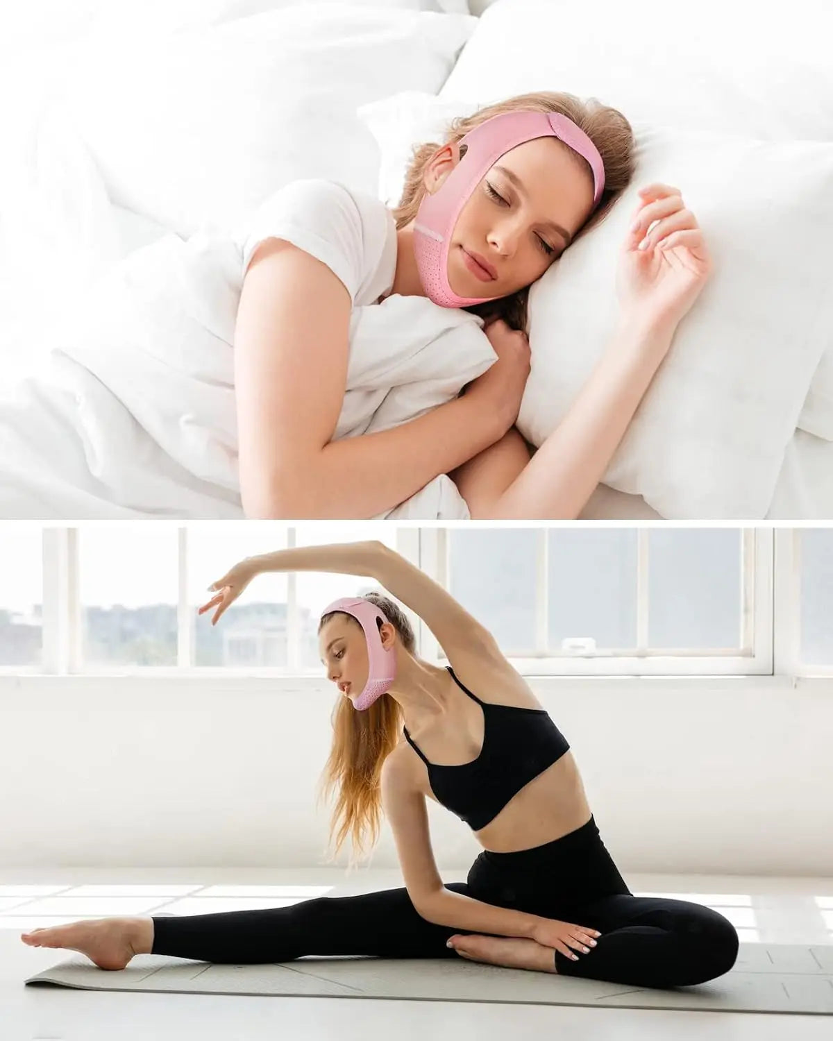 Bande anti-double menton – masque V-line raffermissant réutilisable