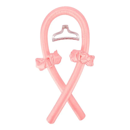 Bandeau boucles sans chaleur – ruban soie pour coiffure facile
